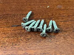 1956 1957 SET FENDER PICKGUARD SCREWS TELECASTER PRECISION ESQUIRE