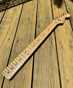 USED FENDER MADE IN MEXICO STRATOCASTER NECK MAPLE