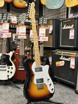 2000 FENDER CLASSIC SERIES '72 TELECASTER THINLINE 3COLOR SUNBURST 3.68KG W/GB