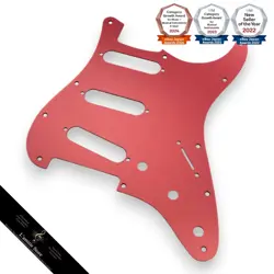 PICKGUARD RED METALLIC