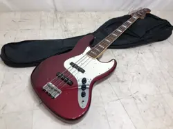 ELECTRIC BASS GUITAR FENDER JB75 MH JAPAN JAZZ MATCHING HEAD RED S/N Q070155