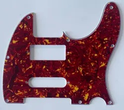 FOR FIT FENDER TELECASTER BRENT MASON STYLE GUITAR PICKGUARD 4 PLY RED TORTOISE
