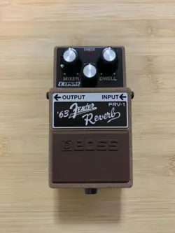 BOSS FRV-1 63 FENDER REVERB GUITAR PEDAL
