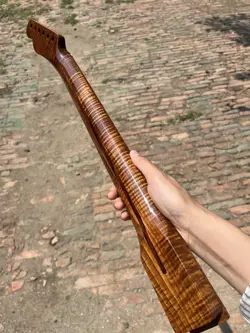 AAAA SATIN 22FRETS FENDER TELE ROASTED FLAME MAPLE ELECTRIC GUITAR NECK BONE NUT