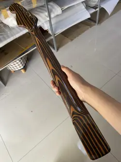 LOW PRICE GLOSS ZEBRA WOOD ELECTRIC GUITAR NECK SUITABLE FOR FENDER STRAT 25.5IN