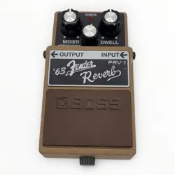 BOSS FRV-1 63 FENDER REVERB PEDAL 1910 TESTED & WORKS
