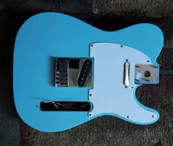 FENDER DELUXE NASHVILLE DAPHNE BLUE TELECASTER BODY (W YOSEMITE PICKUPS)
