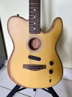 FENDER ACOUSTASONIC PLAYER TELECASTER BUTTERSCOTCH BLONDE GUITAR