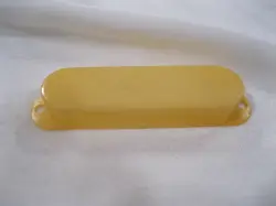 ONE VINTAGE WHITE 1960'S FENDER MUSTANG DUOSONIC OR MUSICMASTER PICKUP COVER