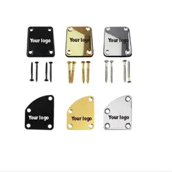 ELECTRIC GUITAR CONNECTOR PLATE CUSTOM LOGO ENGRAVING FOR FENDER