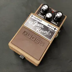 USED BOSS FRV-1 FENDER '63 REVERB PEDAL GUITAR EFFECTS PEDAL FREE SHIPPING