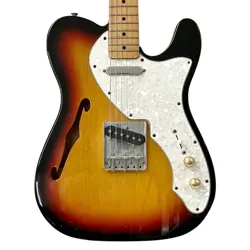 ELECTRIC GUITAR FENDER CLASSIC SERIES 69 TELECASTER SUNBURST 2000-2001 & CASE