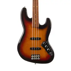 USED FENDER JACO PASTORIUS FRETLESS JAZZ BASS SUNBURST