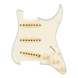 PICKGUARD PREWIRED PARCHMENT