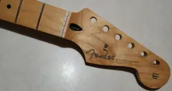 UNPLAYED FENDER PLAYER STRATOCASTER NECK MAPLE NECK STAMPED USED #2