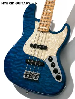 FENDER CUSTOM SHOP CUSTOM CLASSIC JAZZ BASS QUILT SAPPHIRE BLUE TRANS 2014