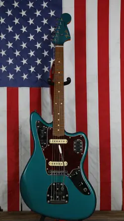 FENDER VINTERA '60S JAGUAR WITH PAU FERRO FRETBOARD - OCEAN TURQUOISE
