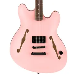 OPEN BOX - FENDER TOM DELONGE SIGNATURE STARCASTER - SATIN SHELL PINK
