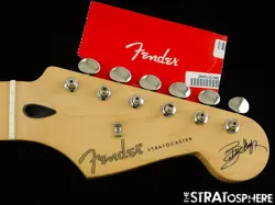 FENDER BUDDY GUY STRATOCASTER STRAT NECK W/ TUNERS MAPLE 