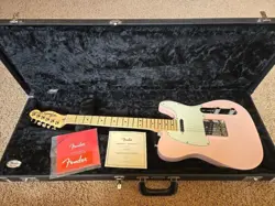 LIMITED EDITION FENDER AMERICAN TELECASTER SPECIAL SHELL PINK 2018 COA CME USA