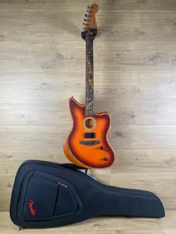 FENDER AMERICAN ACOUSTASONIC JAZZMASTER, TOBACCO SUNBURST