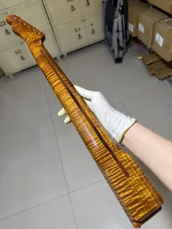 STAINLESS STEEL 22FRETS FENDER TELE ROASTED FLAME MAPLE ELECTRIC GUITAR NECK