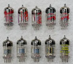 LOT OF TEN (10) 12AX7 ECC83 7025 PREAMP TUBES FENDER GT ETC SOVTEKS UNTESTED
