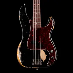 VINTAGE 1966 FENDER PRECISION BASS BLACK WITH OHSC