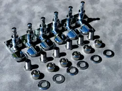 OPEN BOX FENDER AMERICAN STANDARD CHROME PEG KEYS TUNERS / TUNING MACHINES