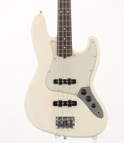 FENDER AMERICAN PROFESSIONAL JAZZ BASS OLYMPIC WHITE USED ELECTRIC BASS  2017