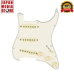FENDER PRE-WIRED STRATOCASTER PICKGUARD VINTAGE NOISELESS SSS PARCHMENT GUITAR