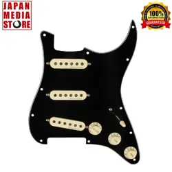 FENDER PRE-WIRED STRATOCASTER PICKGUARD VINTAGE NOISELESS SSS BLACK FOR GUITAR