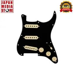 FENDER PRE-WIRED STRATOCASTER PICKGUARD ORIGINAL '57S/'62S SSS BLACK FOR GUITAR