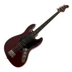 ELECTRIC JAZZ BASS GUITAR FENDER AERODYNE WINE RED CRAFTED IN JAPAN S/N T010114
