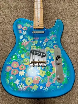 ELECTRIC GUITAR FENDER TL69 BLUE FLOWER TELECASTER