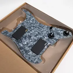 GUITAR PREWIRED LOADED PICKGUARD FOR FENDER STRAT ACTIVE HH HUMBUCKER PICKUPS