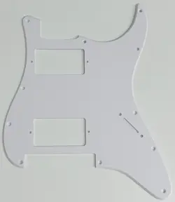 FOR FIT FENDER STRAT FLOYD ROSE TREMOLO HS STYLE GUITAR PICKGUARD 1 PLY WHITE