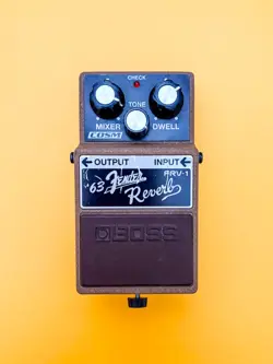 BOSS FRV-1 '63 FENDER REVERB GUITAR EFFECT PEDAL TESTED WORKING! ZY41942