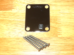 FENDER 2011 USA CHROME AMERICAN VINTAGE 57/62 FOUR BOLT STRATOCASTER NECK PLATE