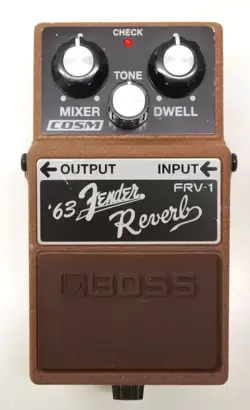 BOSS FRV-1 '63 FENDER REVERB GUITAR EFFECTS PEDAL 2009 #25 DHL EXPRESS OR EMS