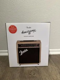 FENDER ACOUSTASONIC 15 15W ACOUSTIC GUITAR COMBO AMPLIFIER AMP BROWN/WHEAT 120V