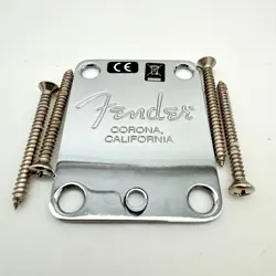 FENDER NECK PLATE CORONA CA MINT 24024