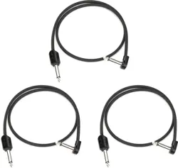 FENDER BLOCKCHAIN 24-INCH PATCH CABLE STRAIGHT TO RIGHT ANGLE (3-PACK)