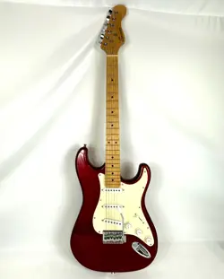 SPENCER RED ELECTRIC GUITAR FENDER SQUIER STRATOCASTER STYLE