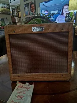 1953 FENDER AMP FOUND WHILE CLEANING OF IN-LAWS ATTIC