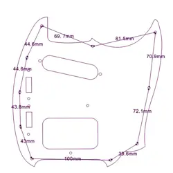 MUSTANG GUITAR PICKGUARD