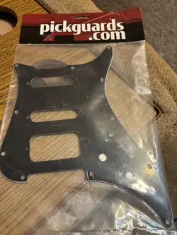 NEW WD BLACK PICKGUARD FOR FENDER LEAD III W SLIDE SWITCH HARD TO FIND