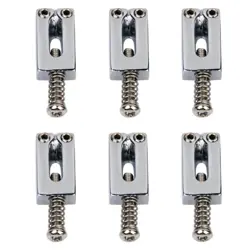 6PCS BRIDGE TREMOLO SADDLES WRENCH PARTS FOR FENDER STRAT TELE ELECTRIC GUITAR B