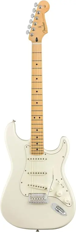 FENDER PLAYER STRATOCASTER SSS ELECTRIC GUITAR SUMMER NAMM 2019 - POLAR WHITE