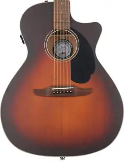 FENDER NEWPORTER SPECIAL ACOUSTIC-ELECTRIC GUITAR - HONEY BURST